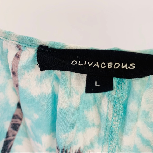 Palm Tree Cold Shoulder Tunic - Picture 2 of 16